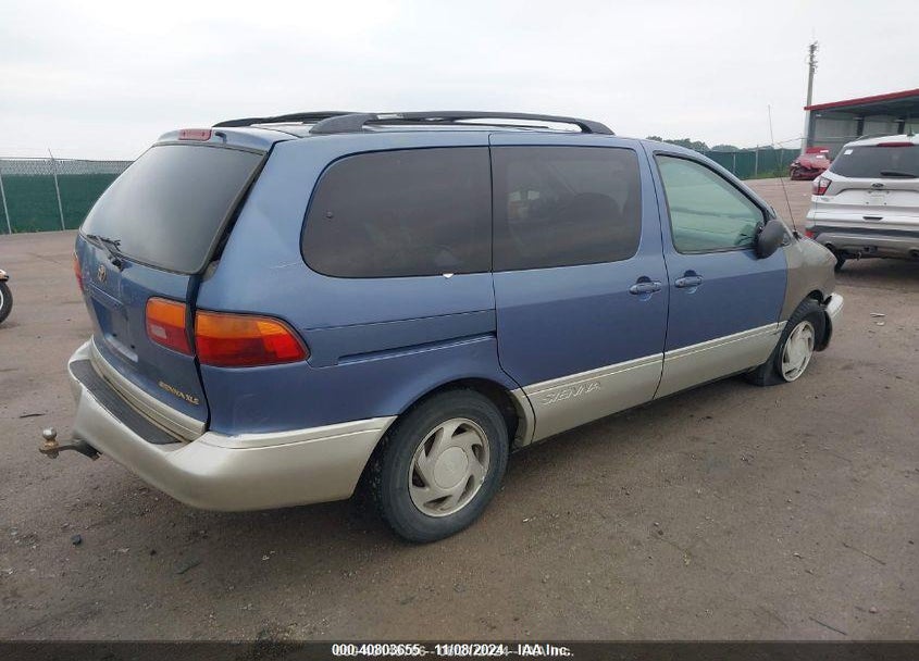 2000 TOYOTA SIENNA XLE VIN: 4T3ZF13C8YU213416