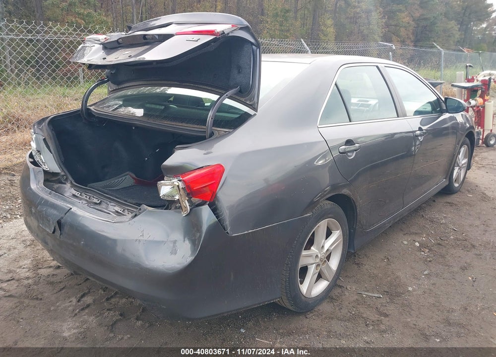 2013 TOYOTA CAMRY SE VIN: 4T1BF1FK2DU255779