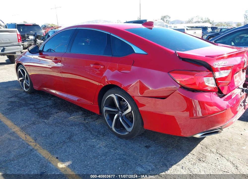 2020 HONDA ACCORD SPORT VIN: 1HGCV1F38LA027288