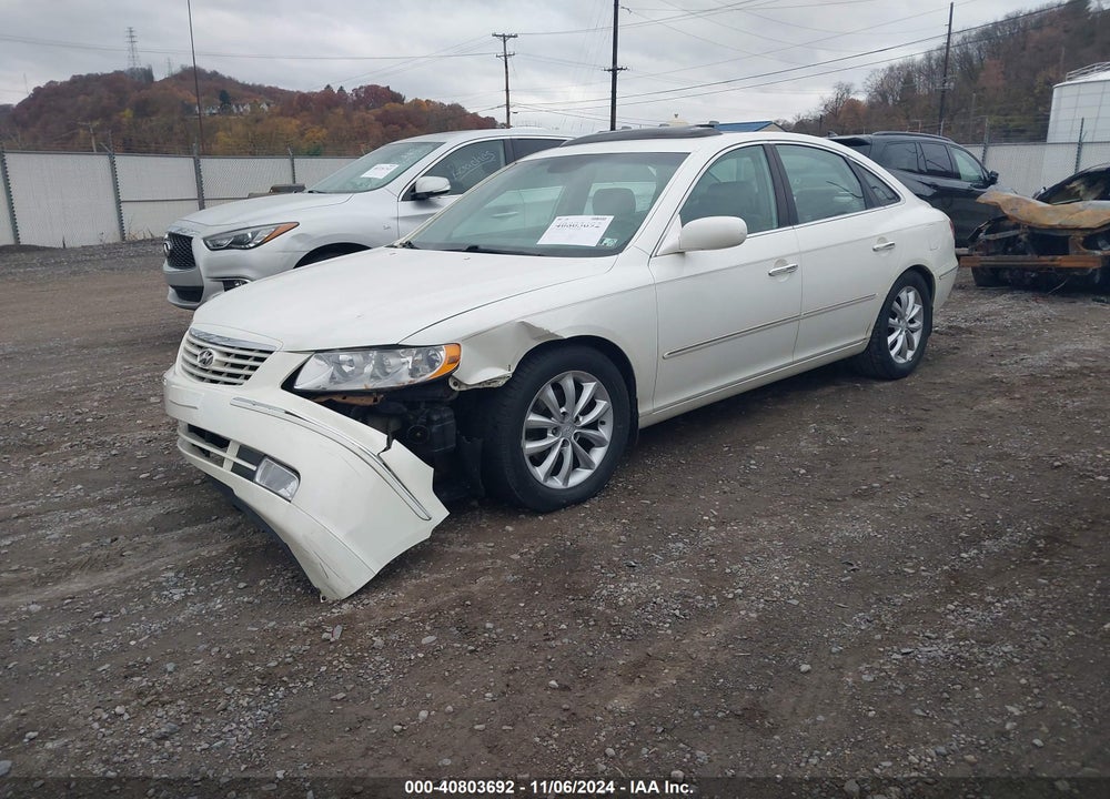 2006 HYUNDAI AZERA VIN: KMHFC46F16A108937