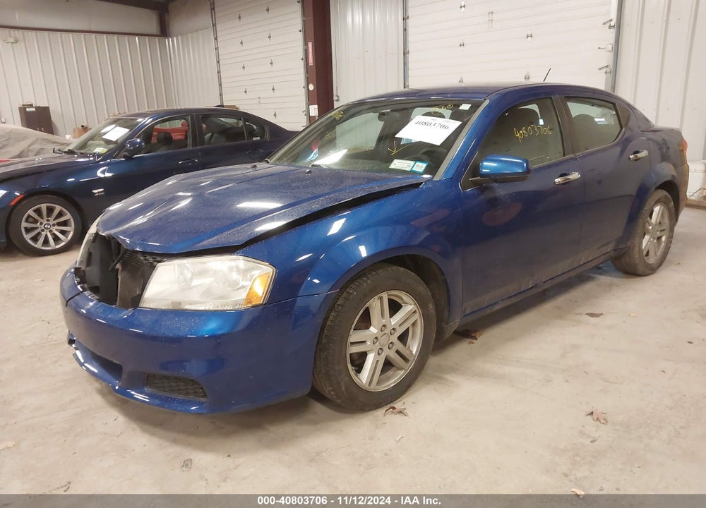 2012 DODGE AVENGER VIN: 1C3CDZCB2CN148715