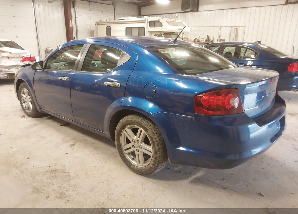 2012 DODGE AVENGER VIN: 1C3CDZCB2CN148715