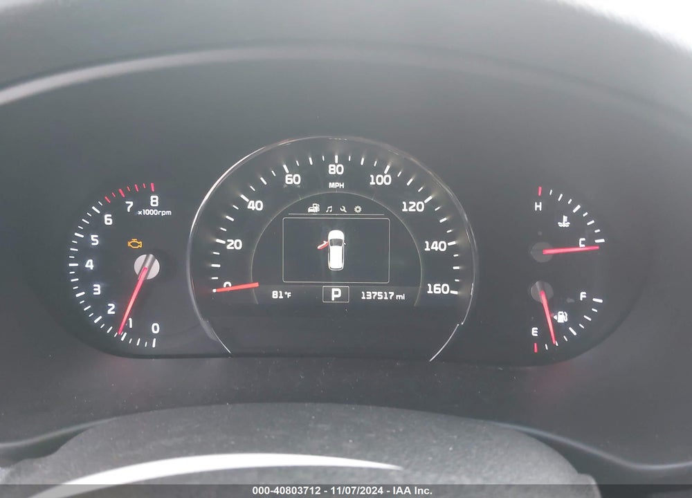 2017 KIA SORENTO 3.3L EX VIN: 5XYPHDA53HG234003