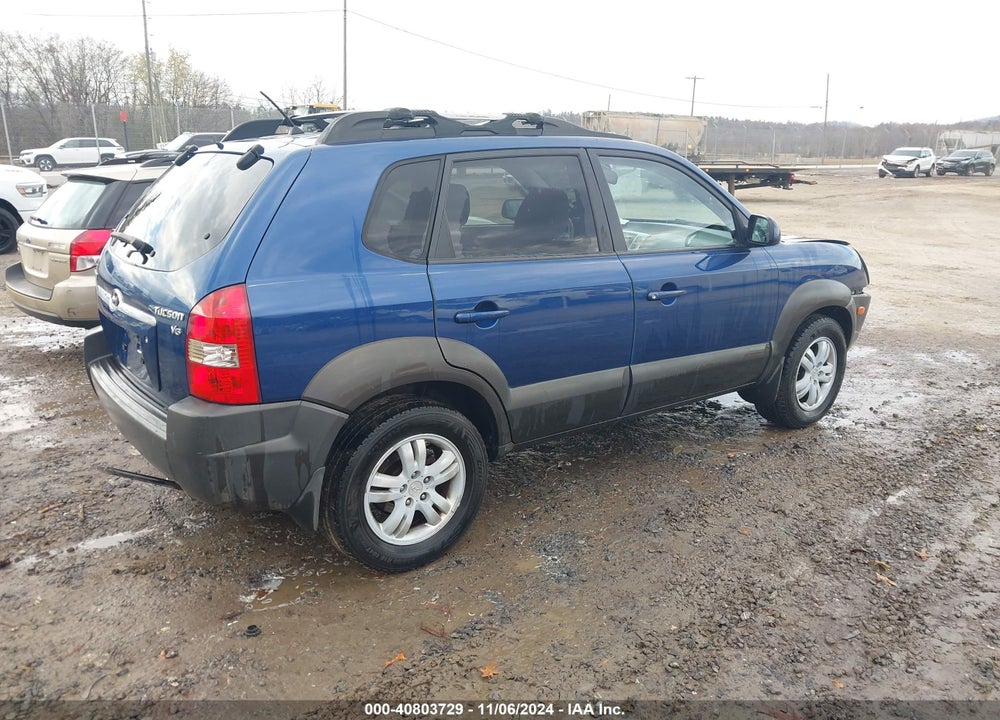 2006 HYUNDAI TUCSON GLS/LIMITED VIN: KM8JN12DX6U290210