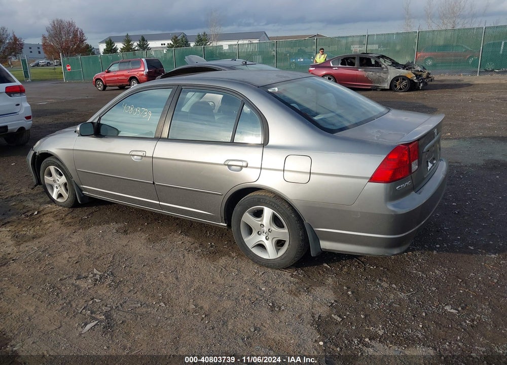 2005 HONDA CIVIC EX VIN: 2HGES26745H548619