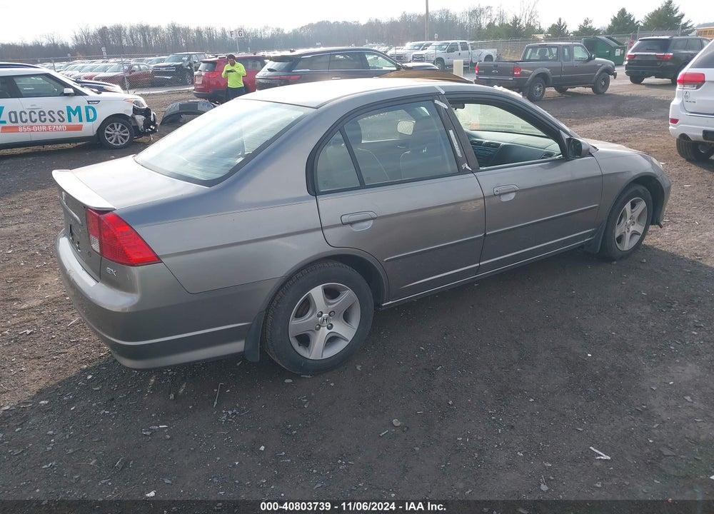 2005 HONDA CIVIC EX VIN: 2HGES26745H548619