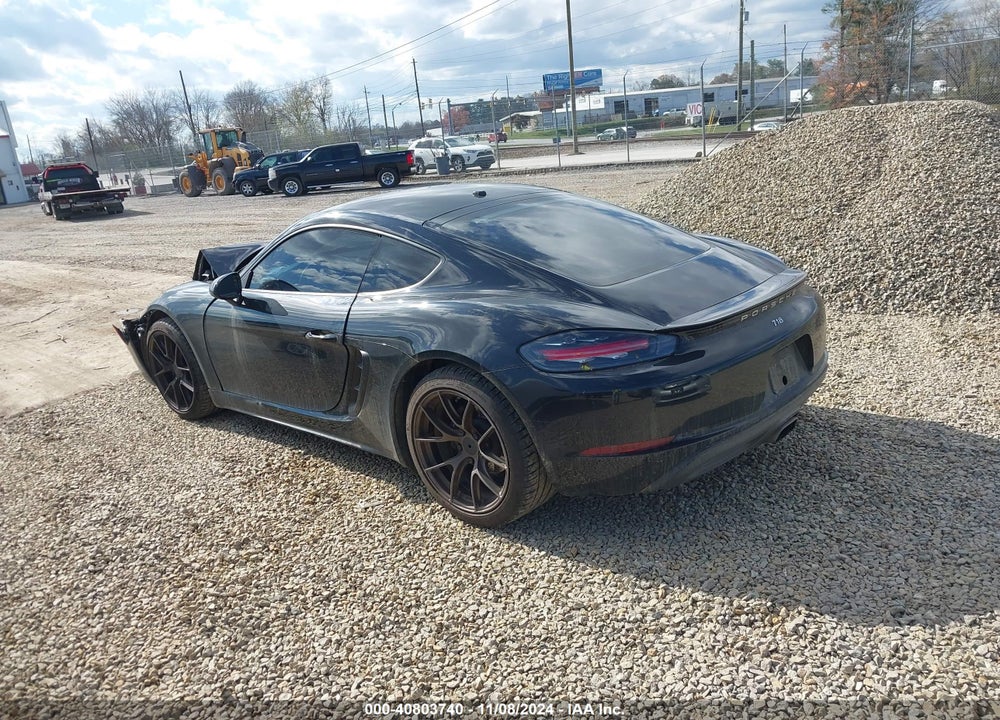 2018 PORSCHE 718 CAYMAN VIN: WP0AA2A85JK261423