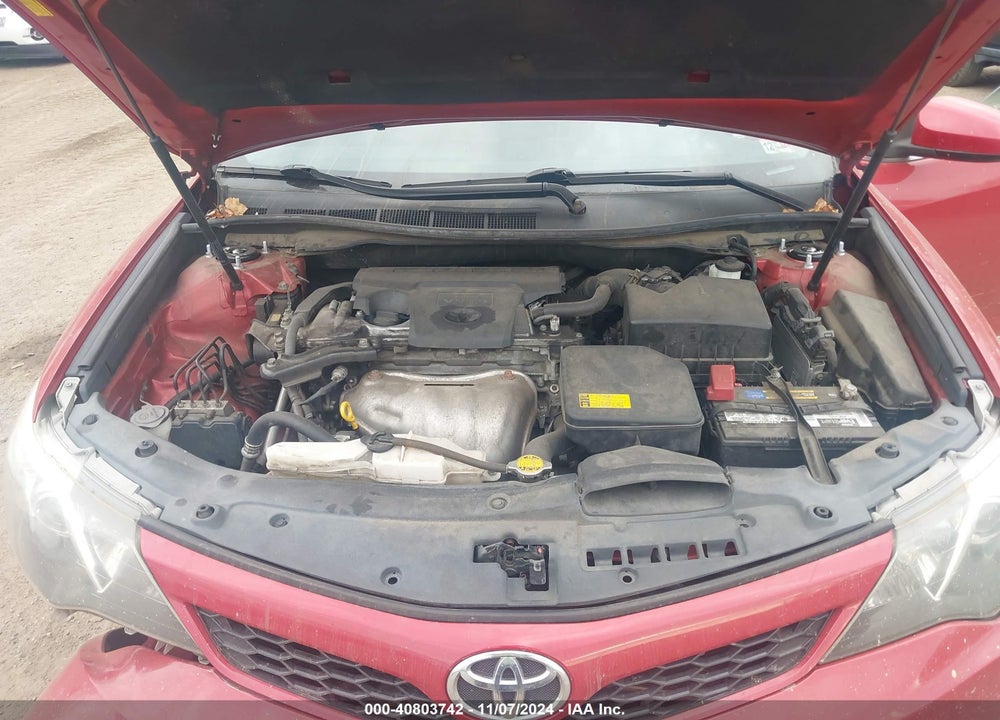 2012 TOYOTA CAMRY SE VIN: 4T1BF1FK3CU552767