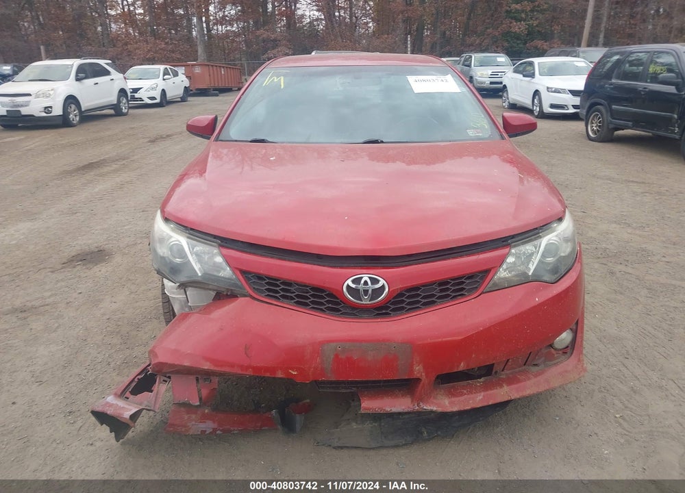 2012 TOYOTA CAMRY SE VIN: 4T1BF1FK3CU552767