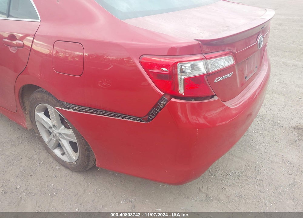 2012 TOYOTA CAMRY SE VIN: 4T1BF1FK3CU552767