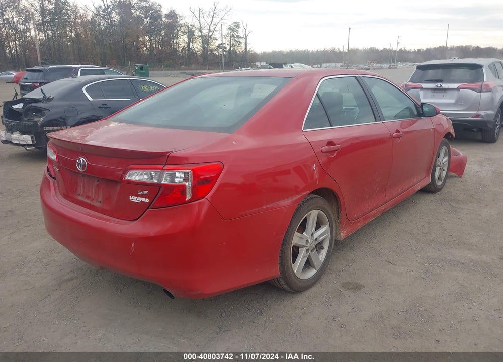2012 TOYOTA CAMRY SE VIN: 4T1BF1FK3CU552767