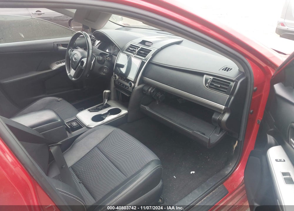 2012 TOYOTA CAMRY SE VIN: 4T1BF1FK3CU552767