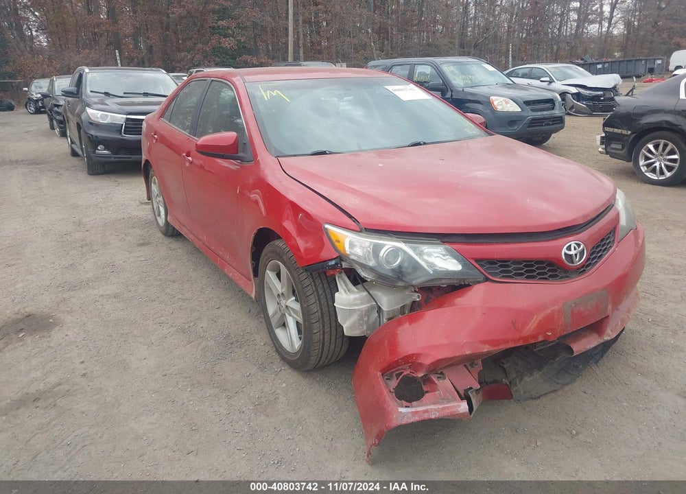 2012 TOYOTA CAMRY SE VIN: 4T1BF1FK3CU552767
