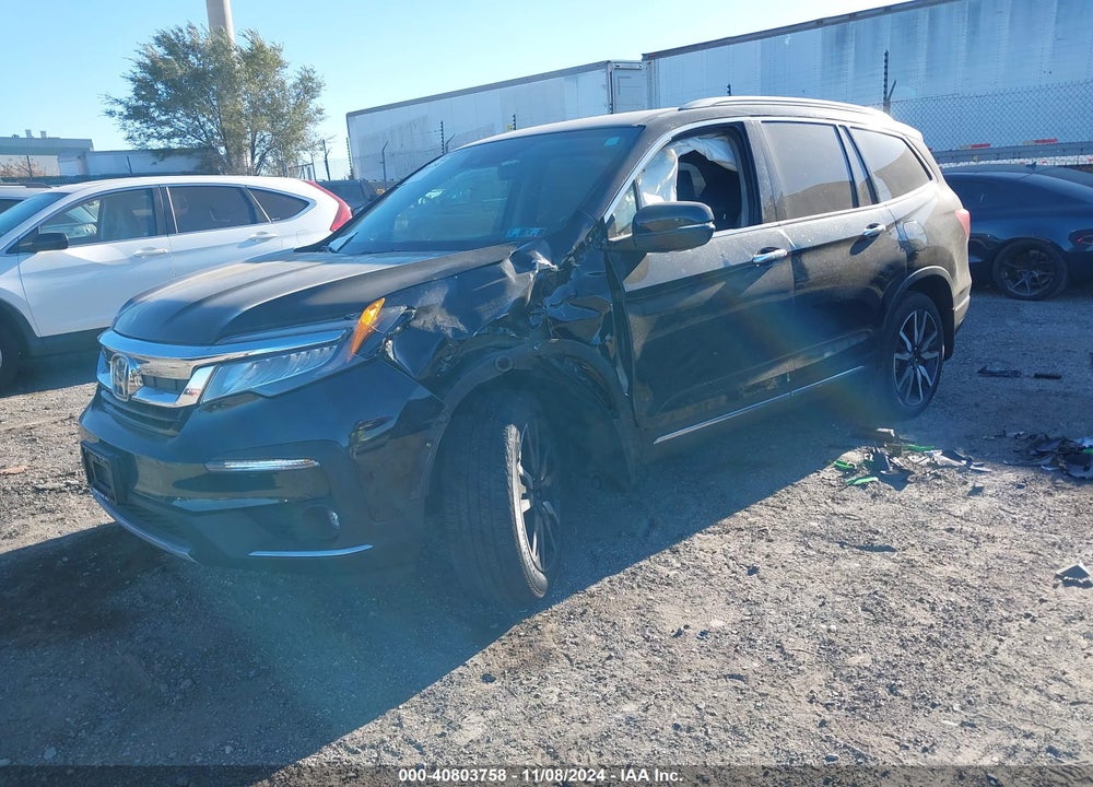 2019 HONDA PILOT TOURING VIN: 5FNYF6H9XKB100389