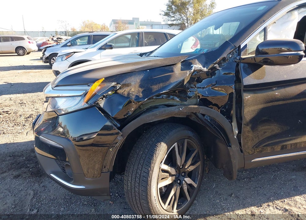 2019 HONDA PILOT TOURING VIN: 5FNYF6H9XKB100389
