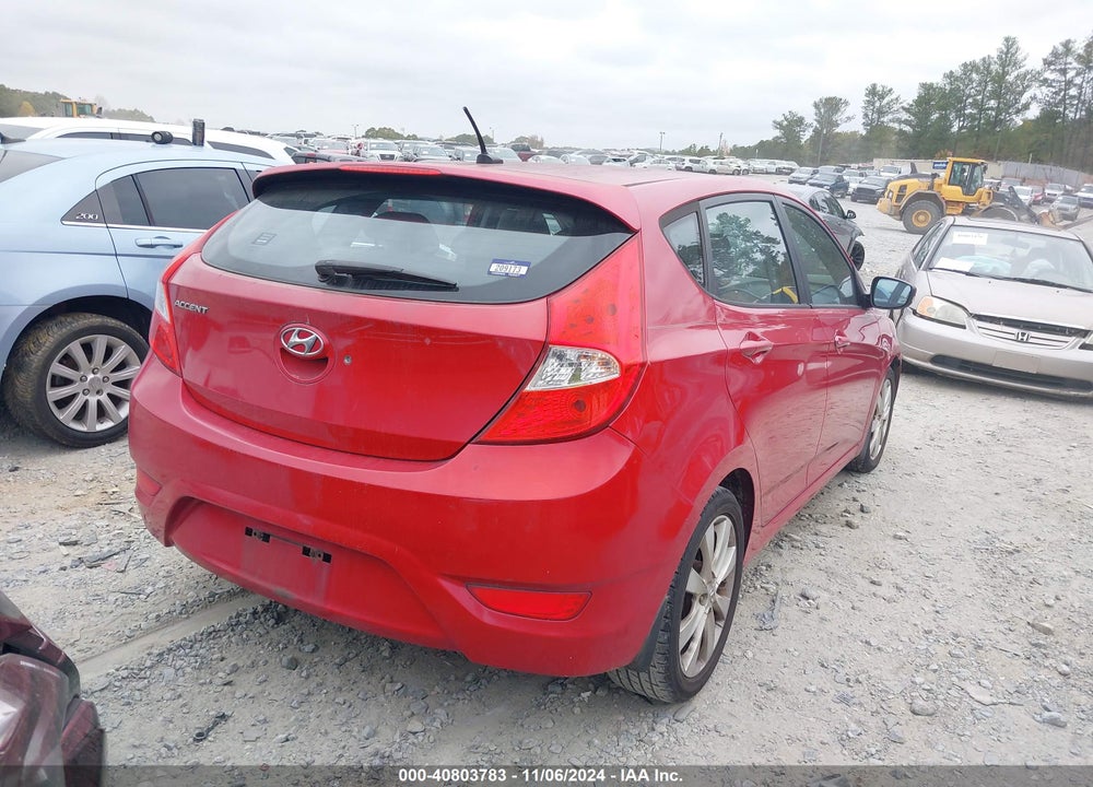 2013 HYUNDAI ACCENT SE VIN: KMHCU5AE0DU097168