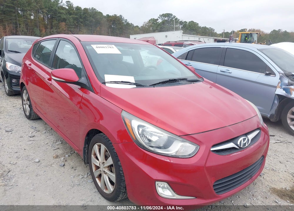 2013 HYUNDAI ACCENT SE VIN: KMHCU5AE0DU097168