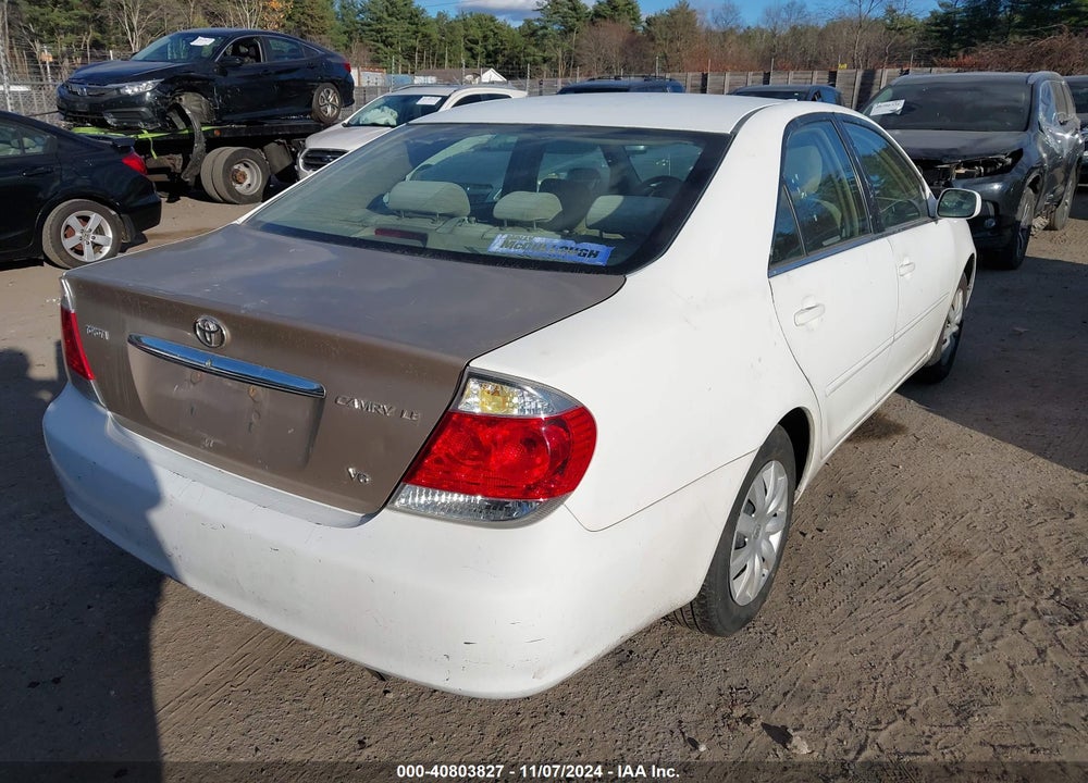 2005 TOYOTA CAMRY LE VIN: 4T1BE32K85U023841