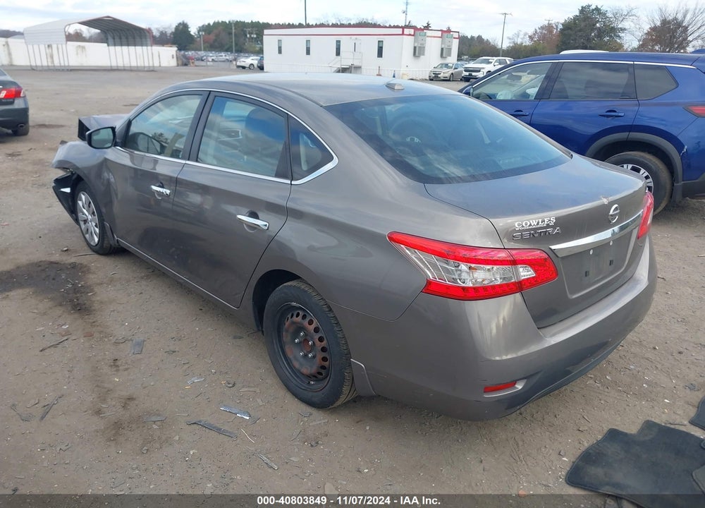 2015 NISSAN SENTRA SV VIN: 3N1AB7AP8FL680182