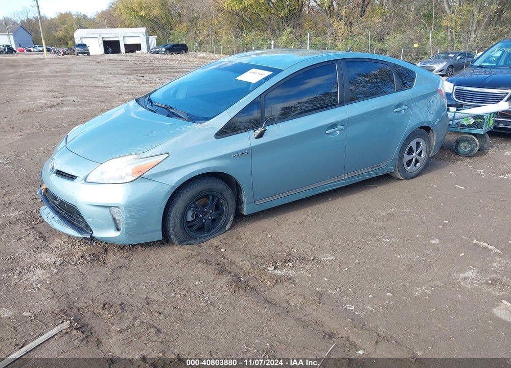2012 TOYOTA PRIUS TWO VIN: JTDKN3DU0C5436766