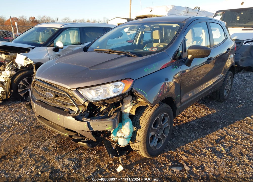 2022 FORD ECOSPORT S VIN: MAJ6S3FL0NC469382