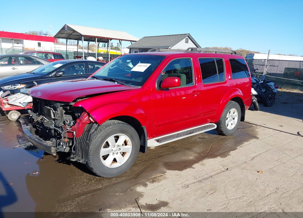 2011 NISSAN PATHFINDER SV VIN: 5N1AR1NN7BC619034