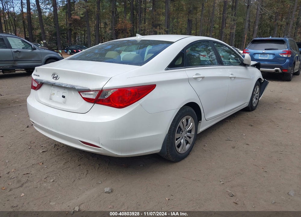 2012 HYUNDAI SONATA GLS VIN: 5NPEB4AC4CH420996