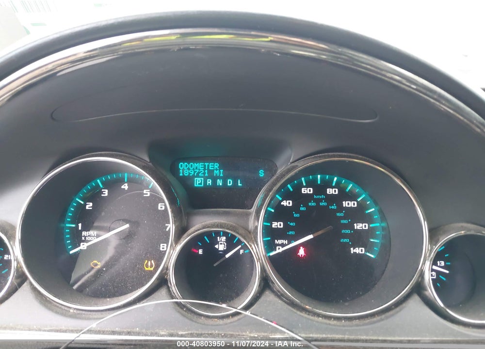 2013 BUICK ENCLAVE LEATHER VIN: 5GAKRCKD9DJ195484