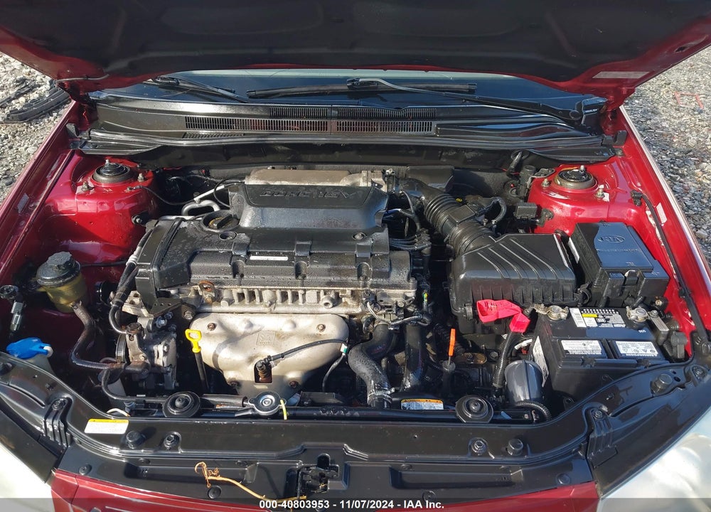 2007 KIA SPECTRA EX VIN: KNAFE121375434334