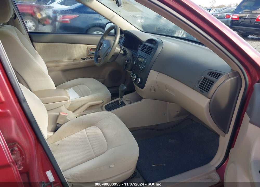 2007 KIA SPECTRA EX VIN: KNAFE121375434334