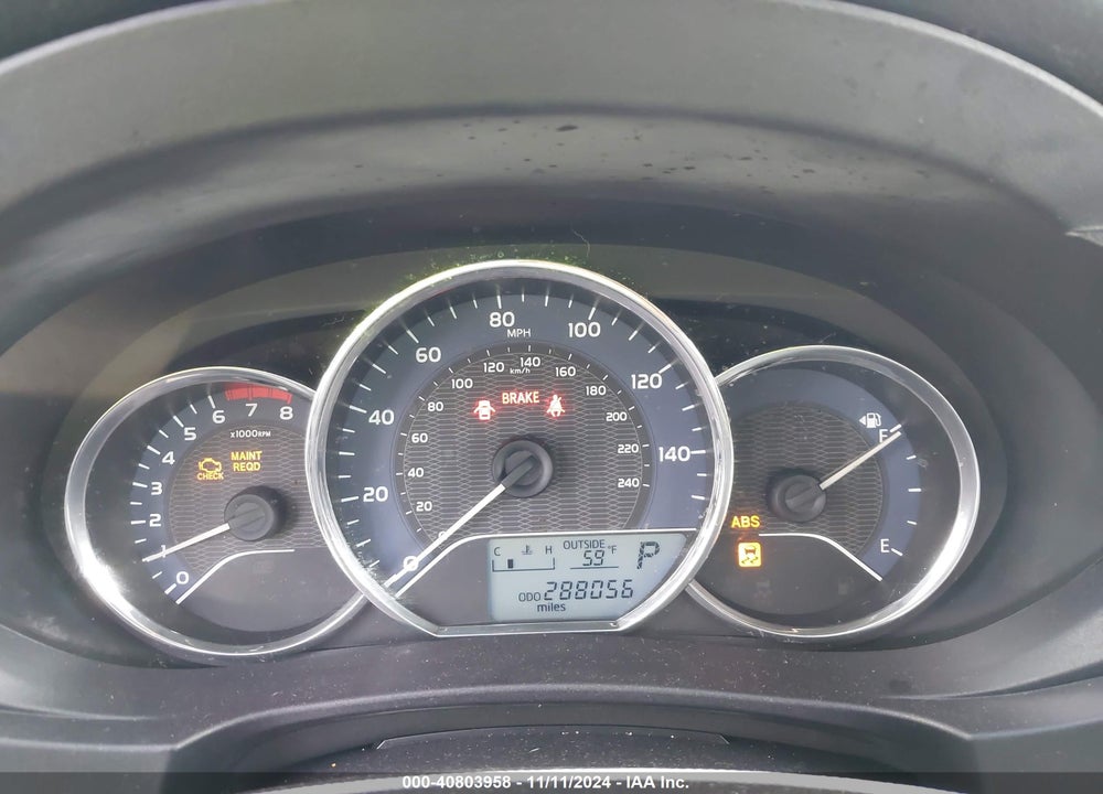 2014 TOYOTA COROLLA LE VIN: 2T1BURHE7EC032779