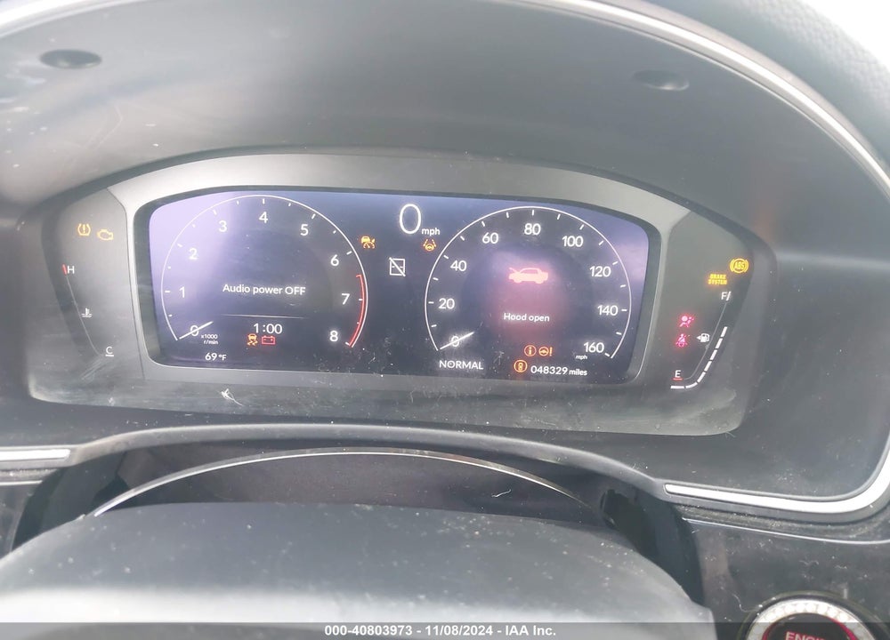 2022 HONDA CIVIC VIN: 2HGFE1F95NH311869