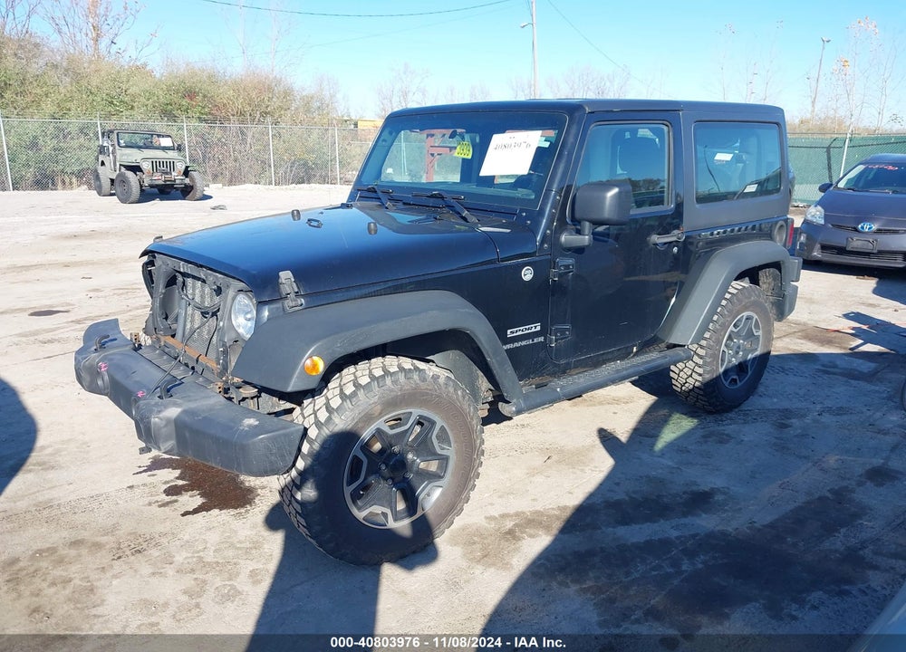 2015 JEEP WRANGLER SPORT VIN: 1C4AJWAG5FL517625