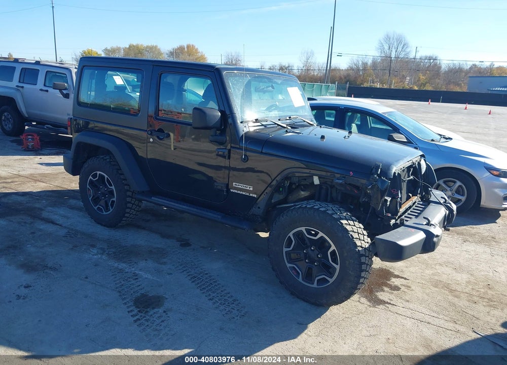 2015 JEEP WRANGLER SPORT VIN: 1C4AJWAG5FL517625