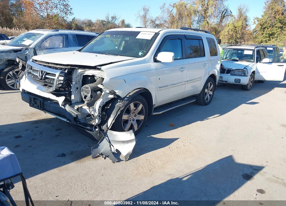 2014 HONDA PILOT TOURING VIN: 5FNYF4H97EB036630
