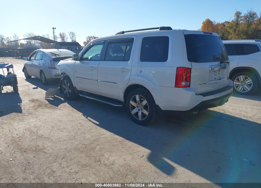 2014 HONDA PILOT TOURING VIN: 5FNYF4H97EB036630