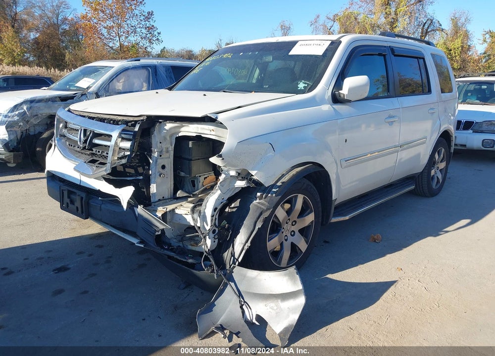 2014 HONDA PILOT TOURING VIN: 5FNYF4H97EB036630