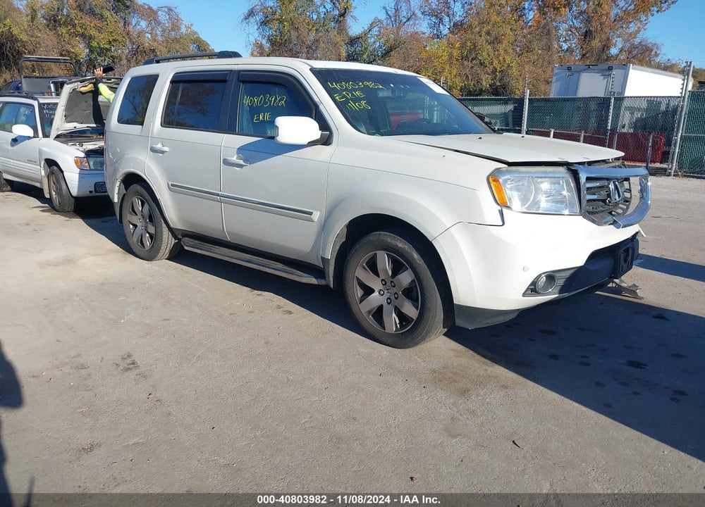 2014 HONDA PILOT TOURING VIN: 5FNYF4H97EB036630