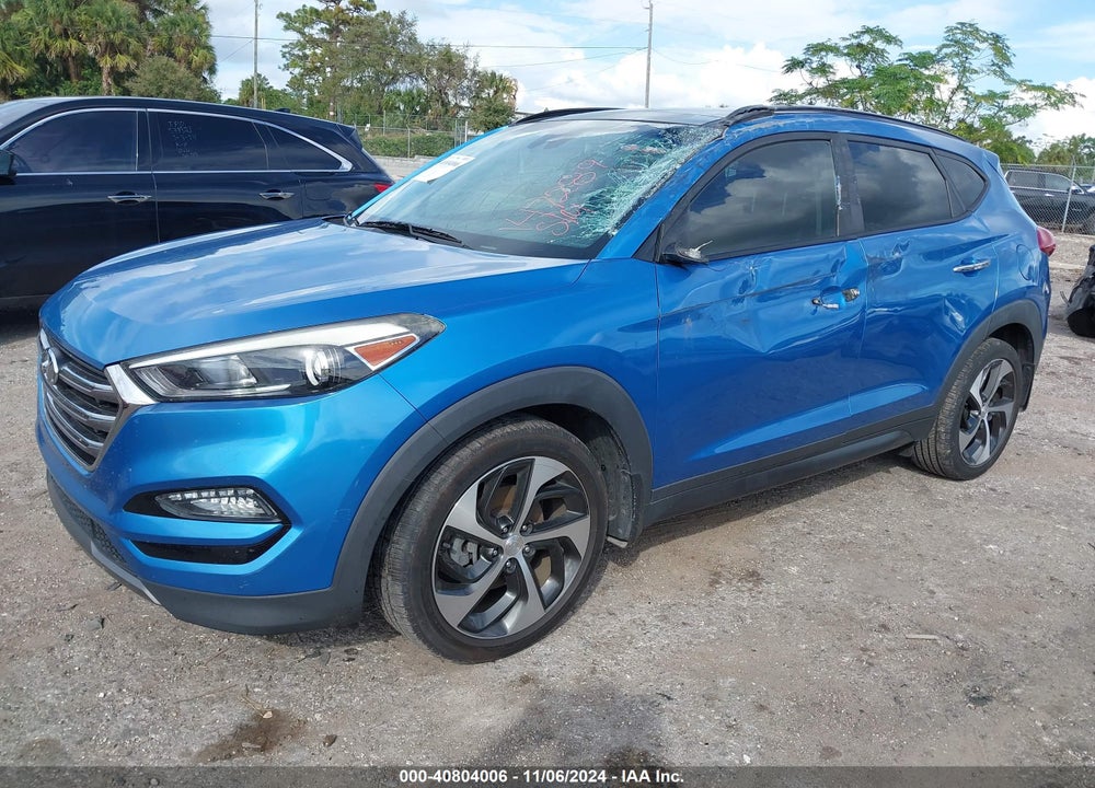 2016 HYUNDAI TUCSON LIMITED VIN: KM8J33A2XGU147289