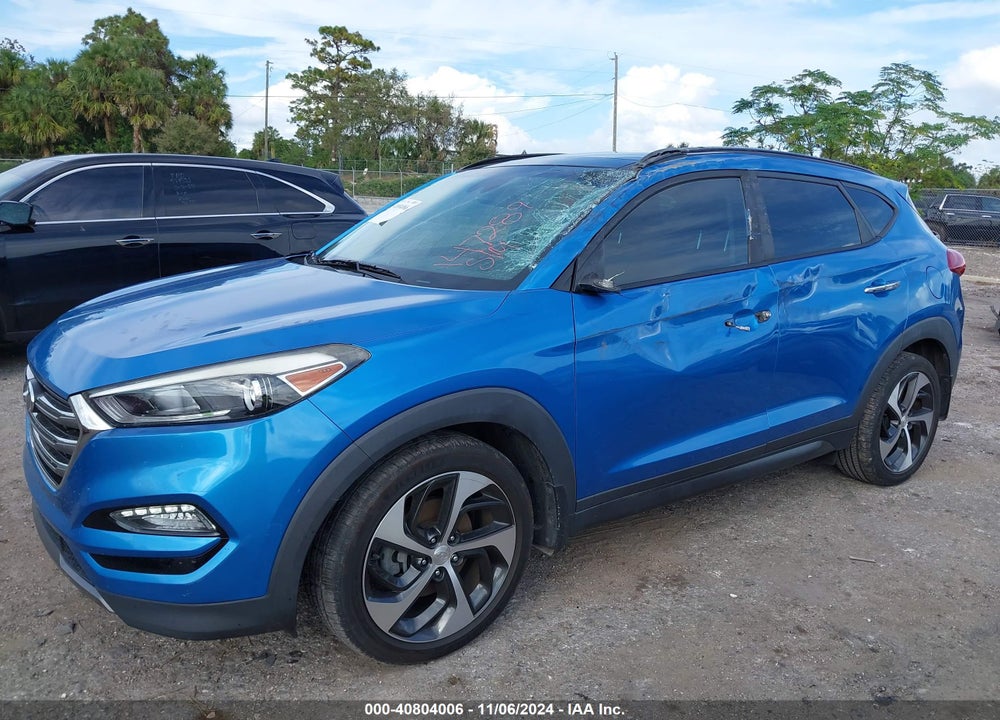 2016 HYUNDAI TUCSON LIMITED VIN: KM8J33A2XGU147289