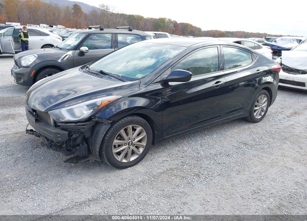 2014 HYUNDAI ELANTRA SE VIN: 5NPDH4AE1EH539524