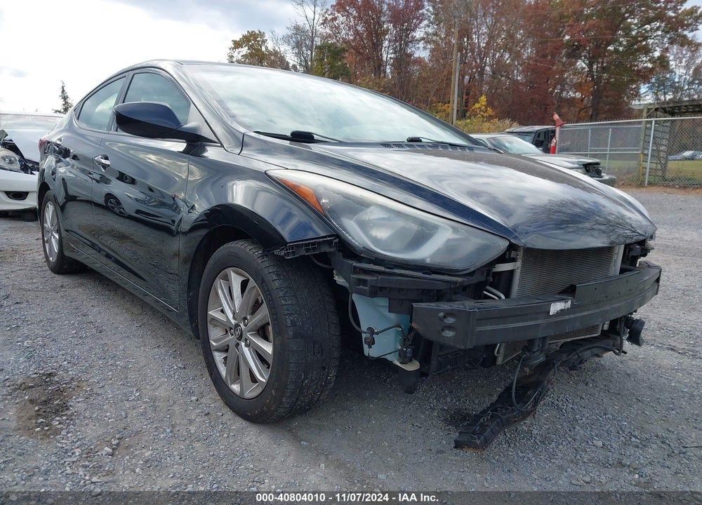 2014 HYUNDAI ELANTRA SE VIN: 5NPDH4AE1EH539524