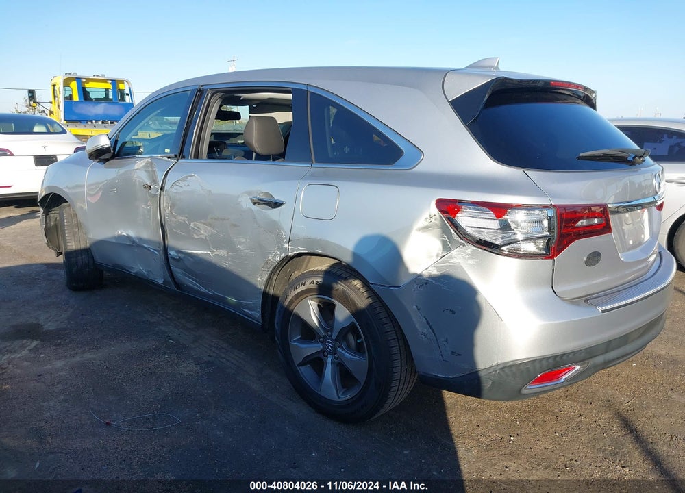 2014 ACURA MDX VIN: 5FRYD3H27EB013110