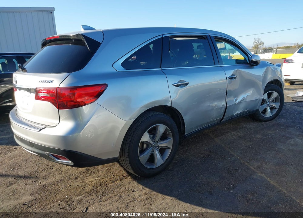 2014 ACURA MDX VIN: 5FRYD3H27EB013110