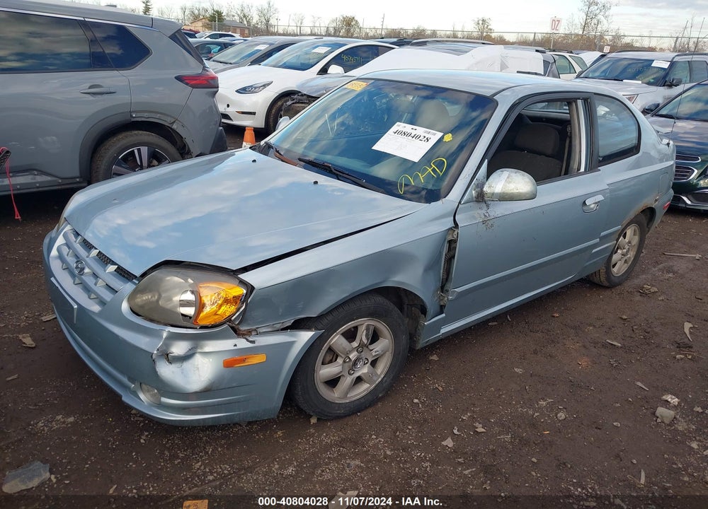 2005 HYUNDAI ACCENT GLS/GT VIN: KMHCG35C45U335030