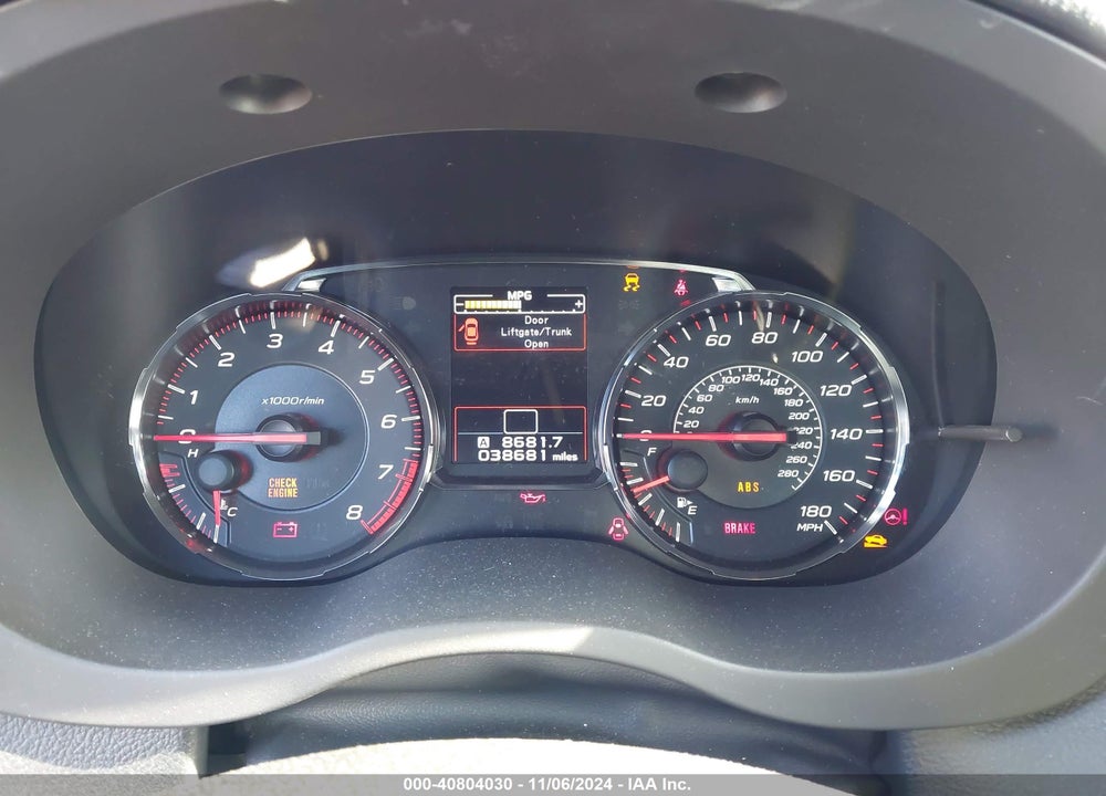 2020 SUBARU WRX VIN: JF1VA1A64L9827002