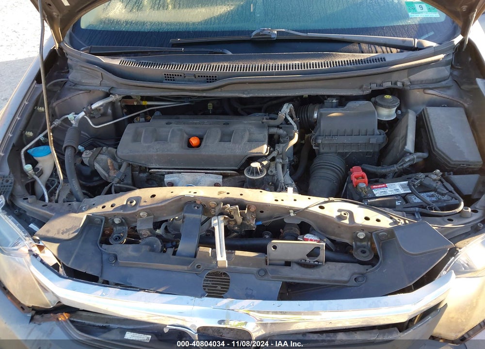 2012 HONDA CIVIC LX VIN: 19XFB2F56CE378144