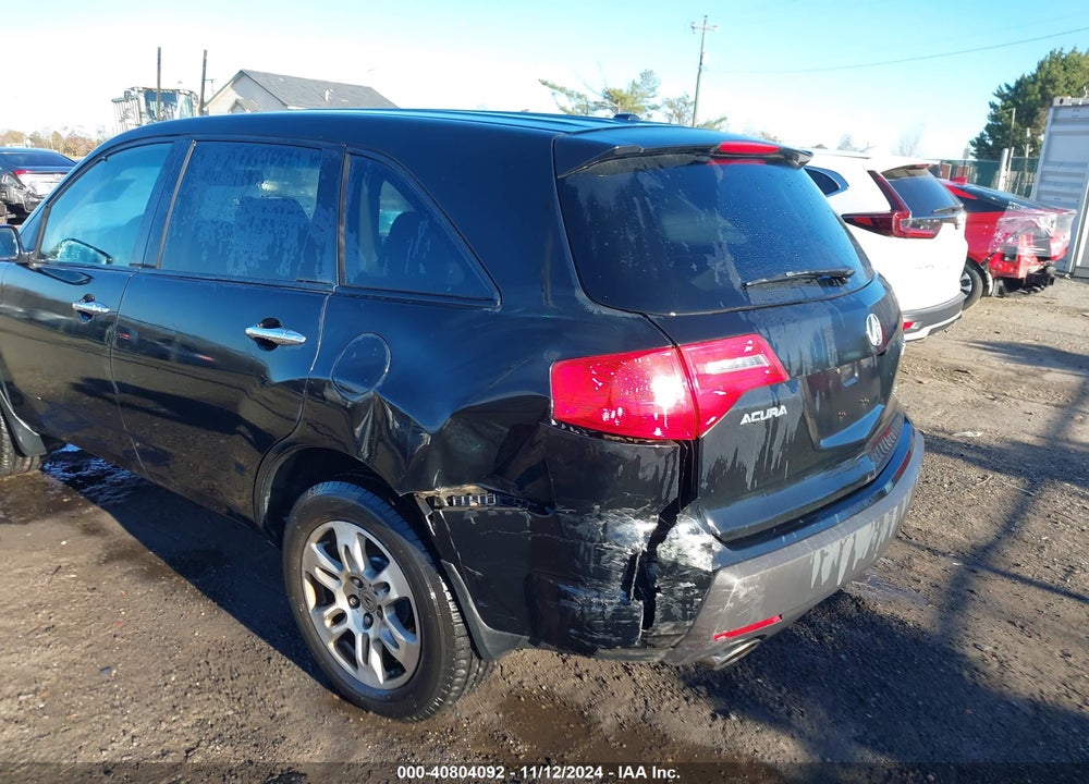 2008 ACURA MDX TECHNOLOGY PACKAGE VIN: 2HNYD28658H554017