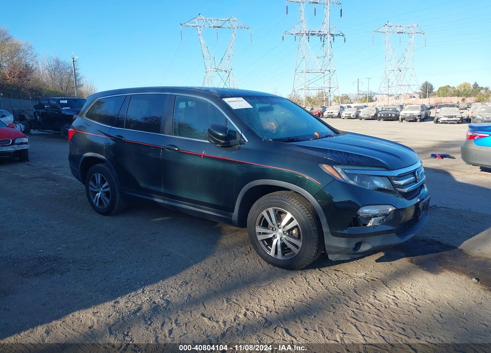 2017 HONDA PILOT EX VIN: 5FNYF6H34HB067992