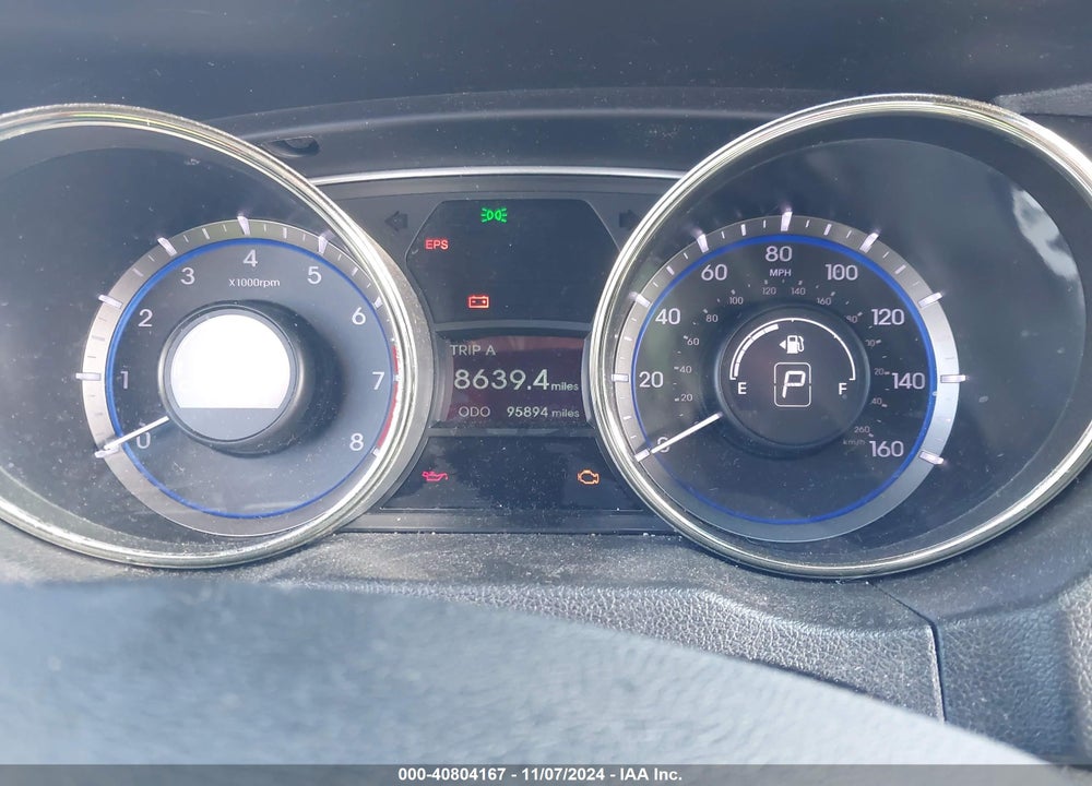 2012 HYUNDAI SONATA GLS VIN: 5NPEB4AC0CH461965